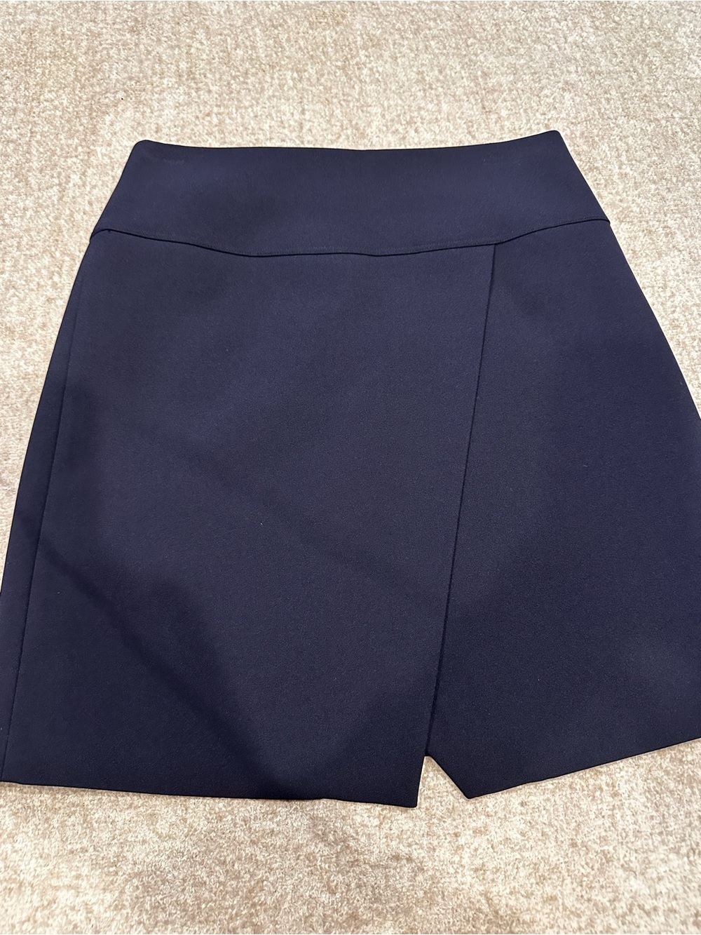j.crew Women's Navy Asymmetrical Skort - Unbranded